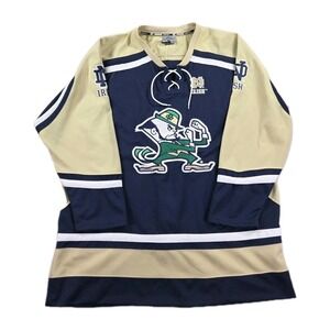 Notre Dame Jersey Mens XXL 2XL Colosseum Athletics Hockey Fighting Irish